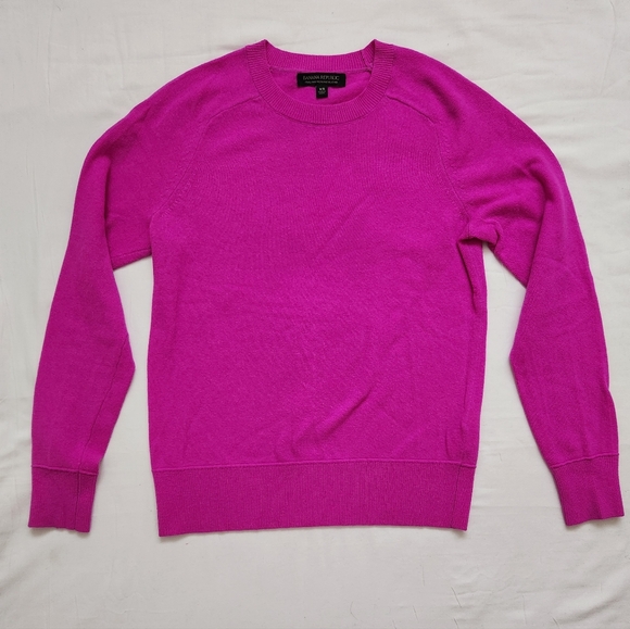 Banana Republic Italian Merino Blend SWEATERS Pink and Yellow - Picture 7 of 10
